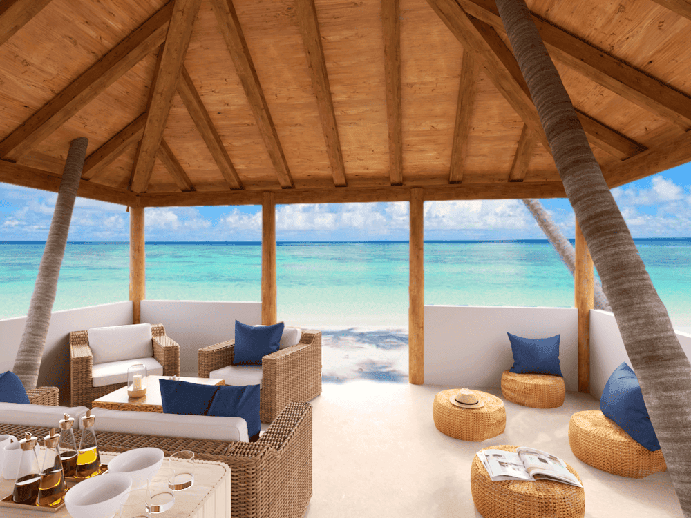 on-the-beach-maldives-vista da ristorante – view salotto Ristorante sulla spiaggia